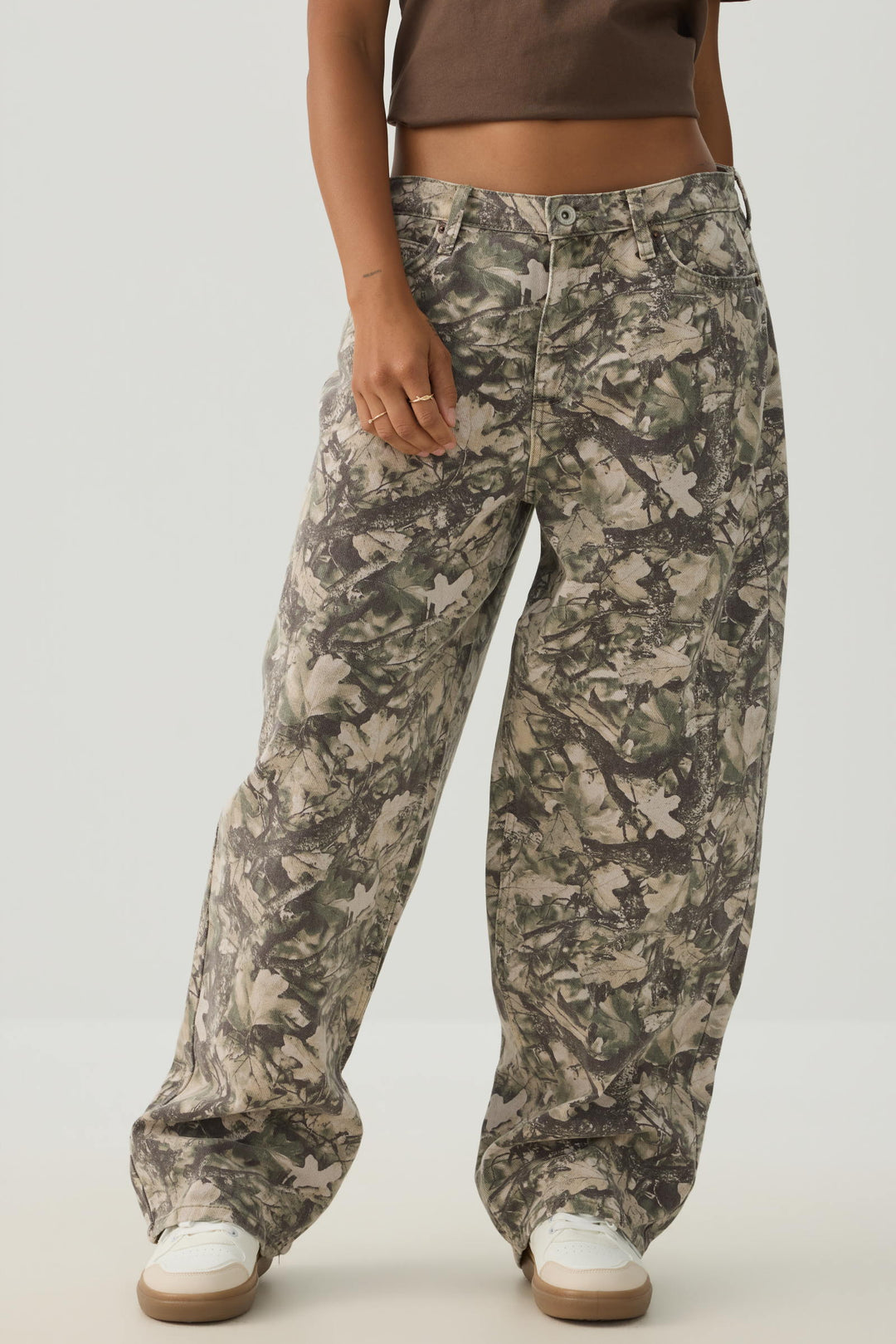The Muse Fit Mid Rise Baggy Pants