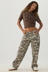 Pantalon ample et taille mi-haute coupe Muse