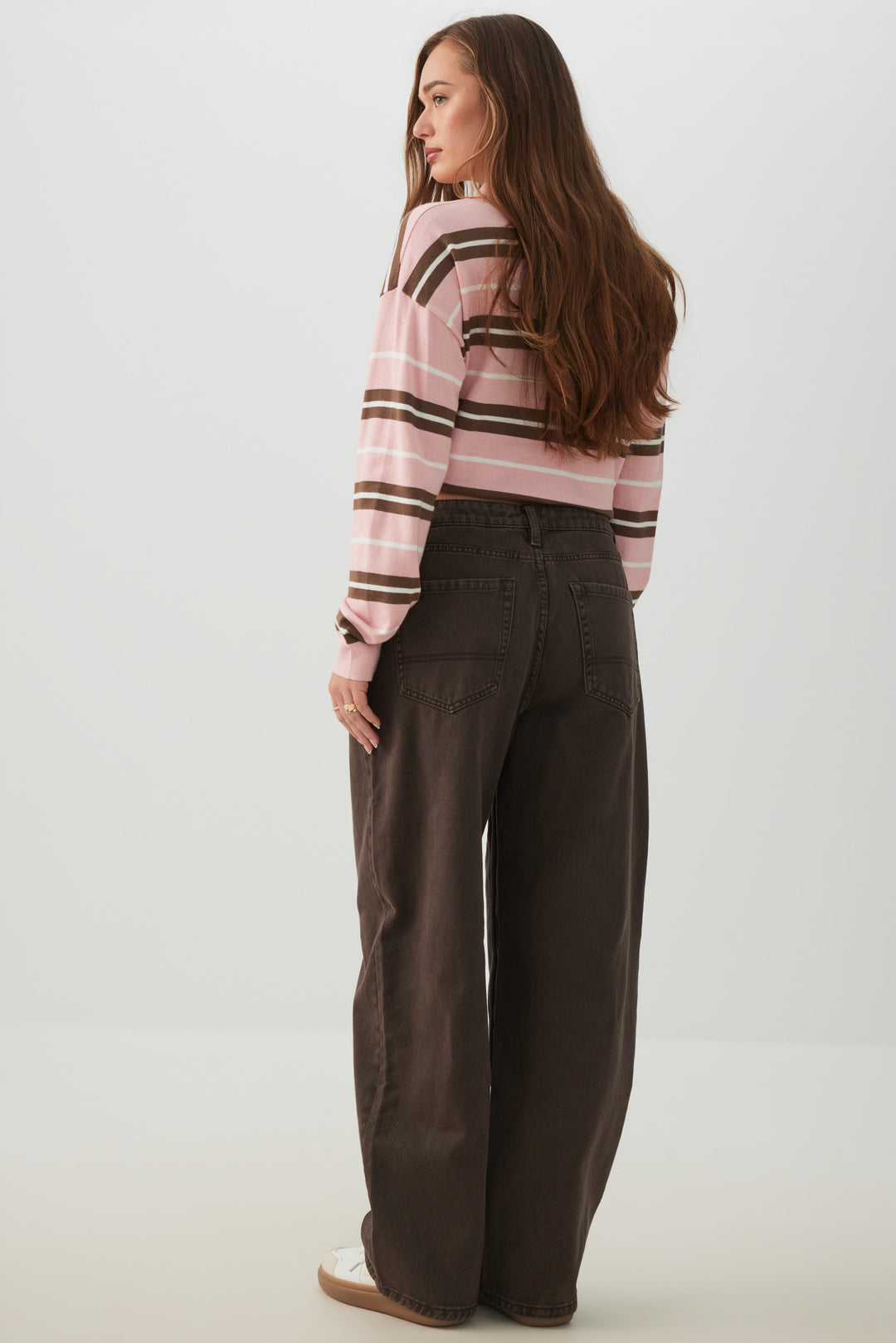 Pantalon ample et taille mi-haute coupe Muse