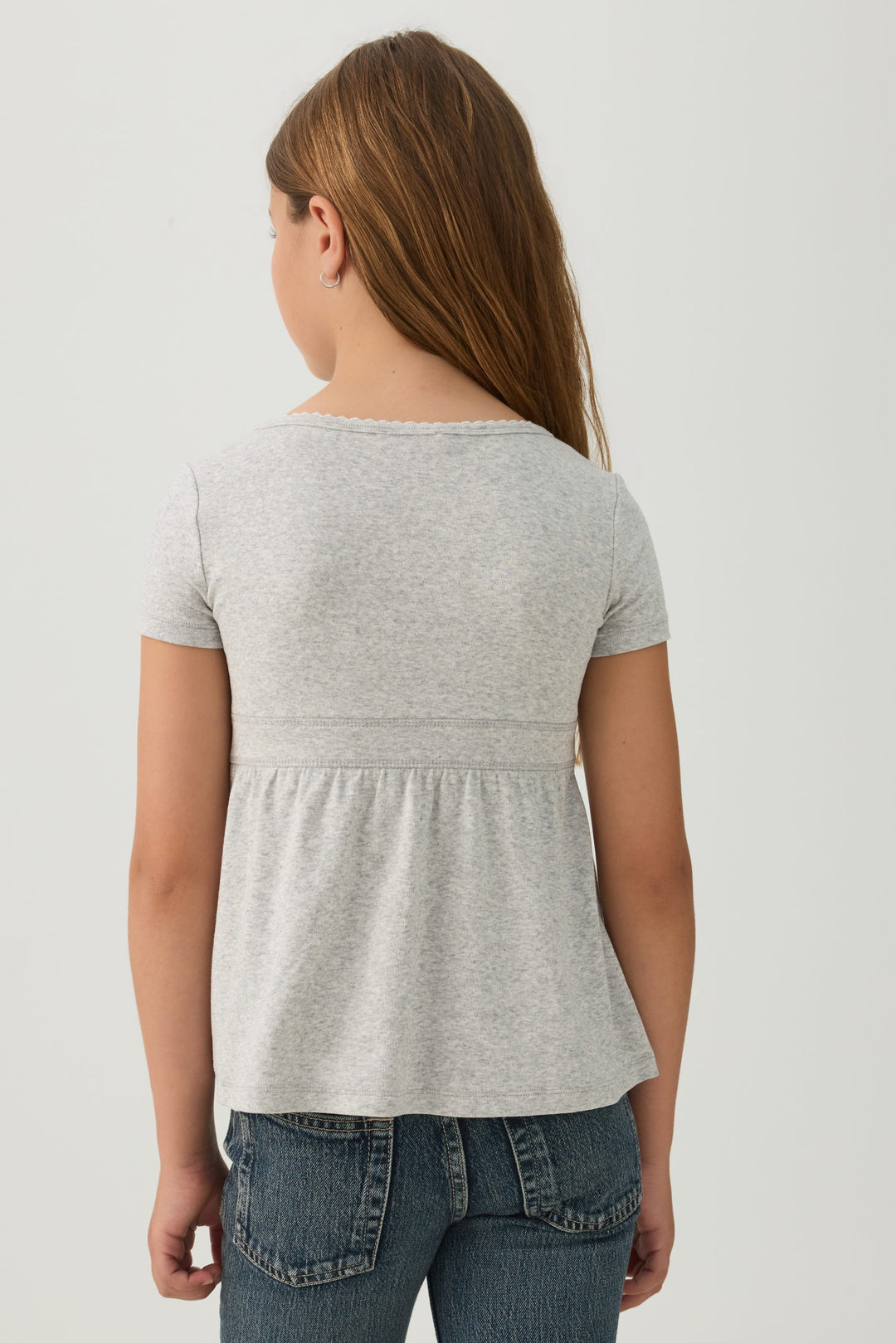 Rib Peplum Top