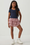 Tiered Mini Skirt
