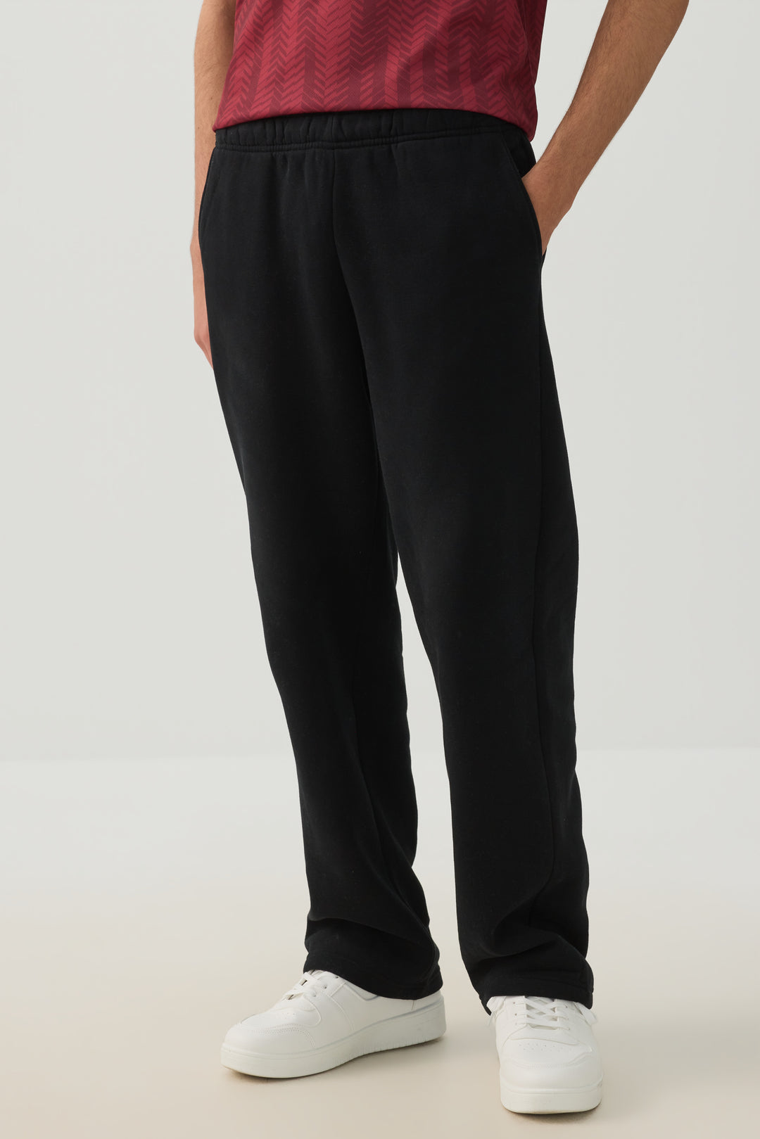 Pantalon jambe droite en Molleton MADESOFT™