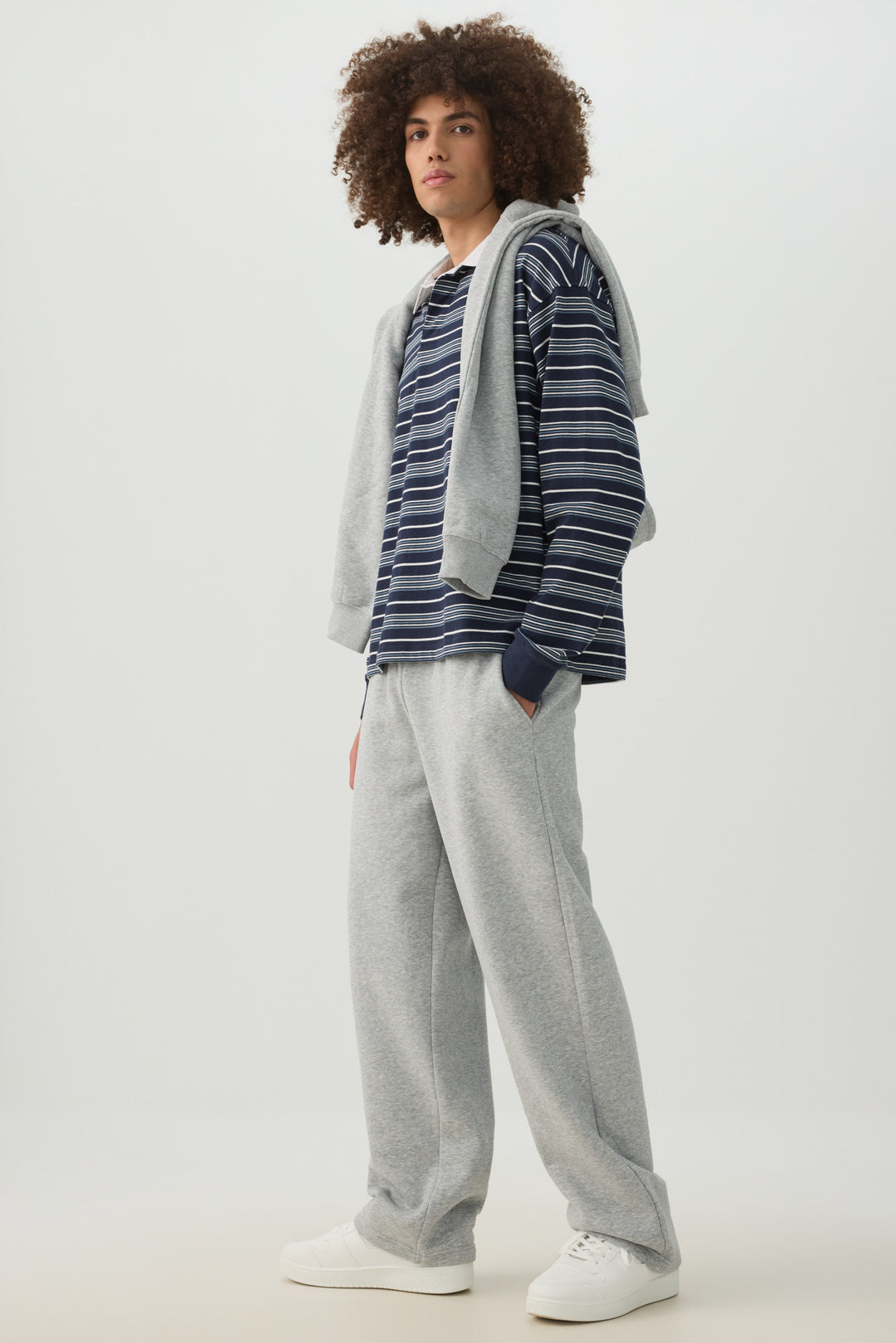 Pantalon jambe droite en Molleton MADESOFT™