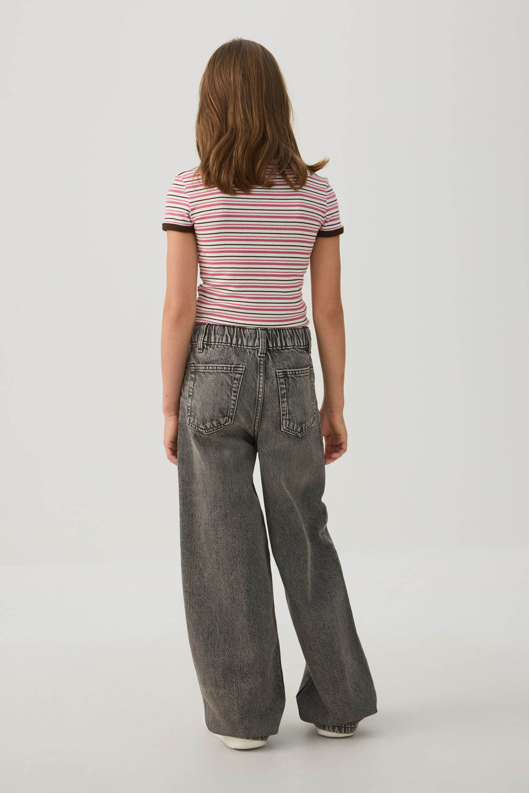 Jean en denim à jambe large