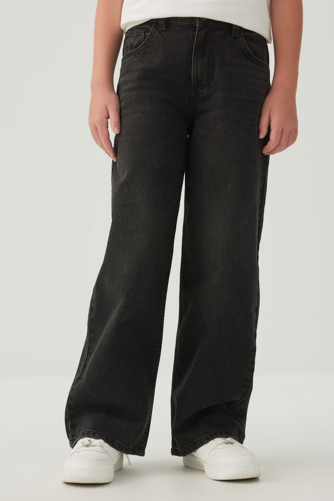Jean en denim à jambe large
