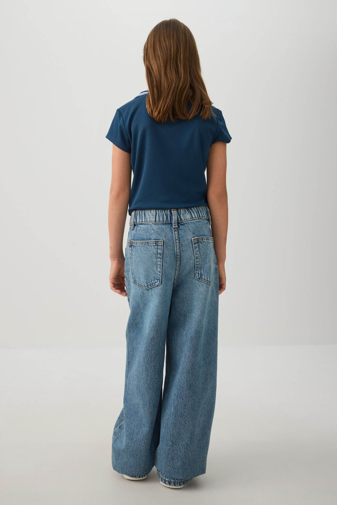 Wide Leg Denim Jeans