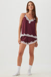Ensemble de pyjamas en satin