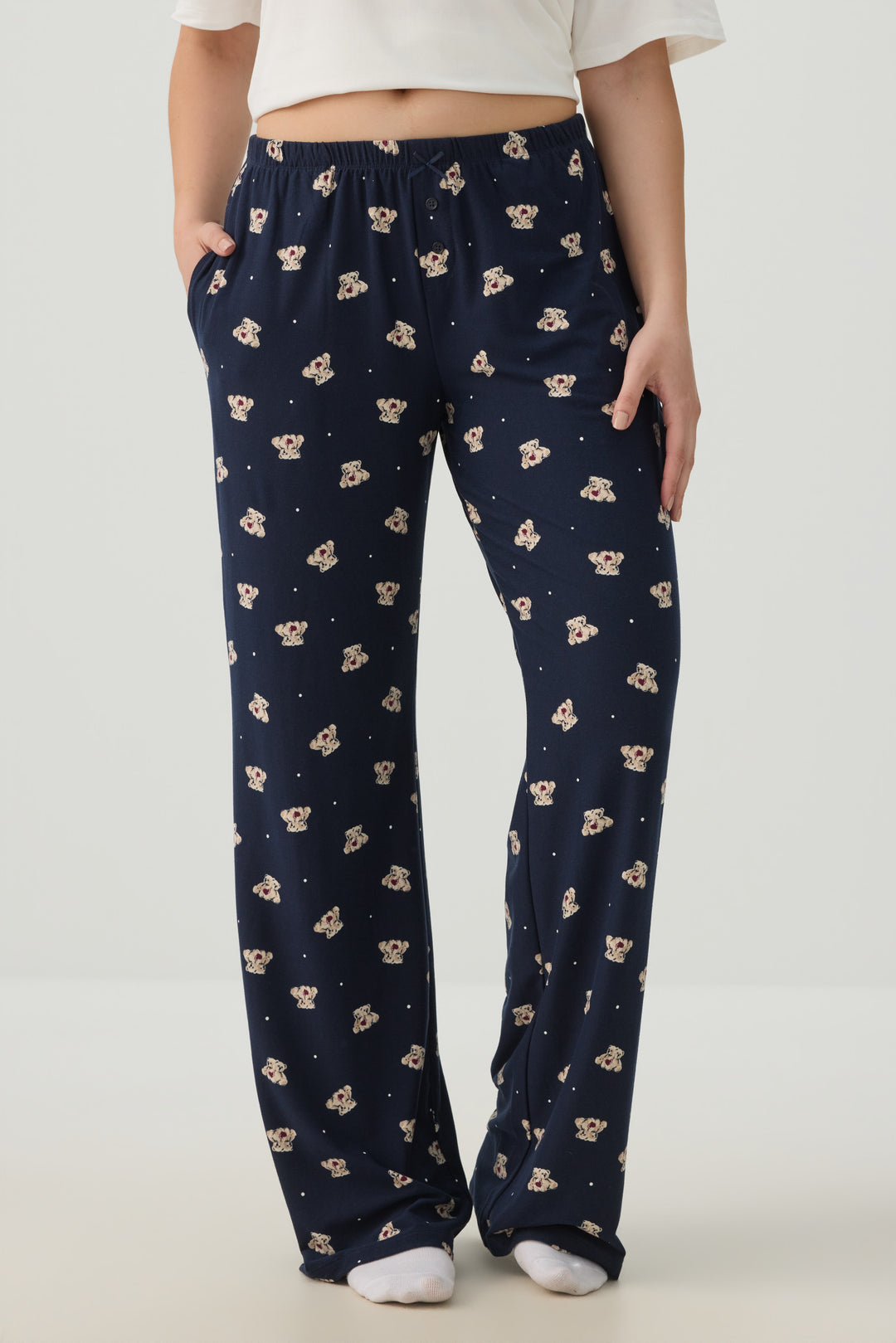 Plaid Super Soft Straight Leg PJ Pants