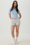 Super soft Rib PJ Shorts