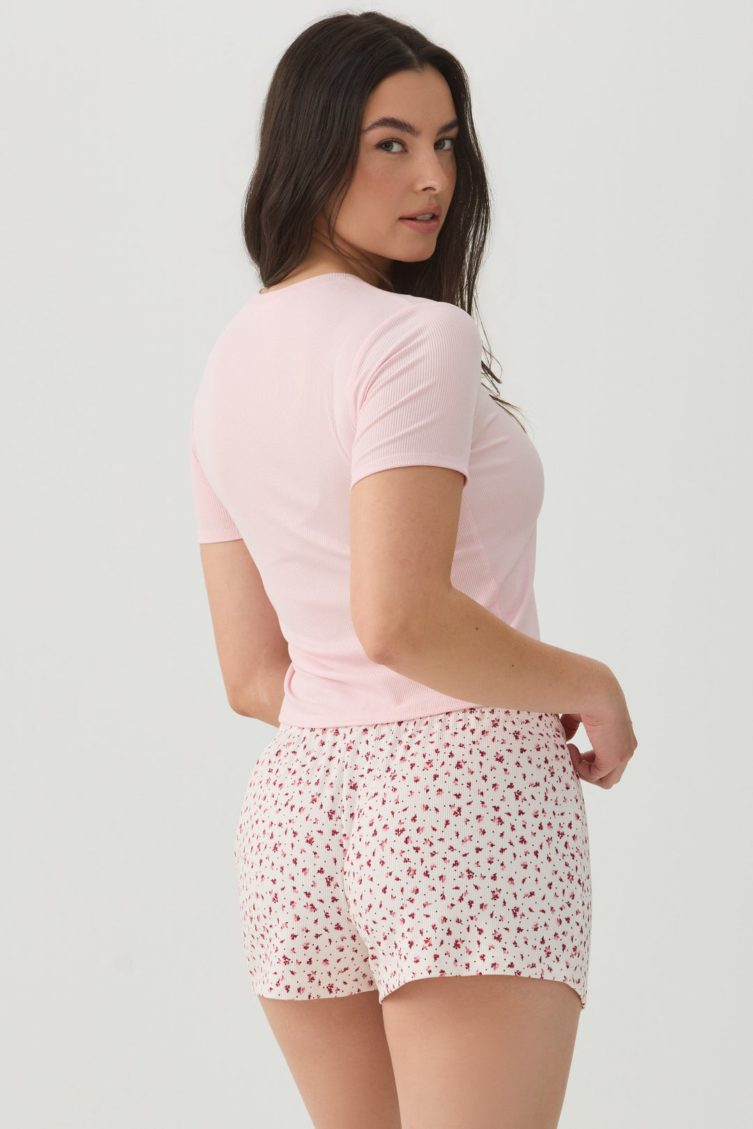 Super soft Rib PJ Shorts