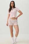 Super soft Rib PJ Shorts