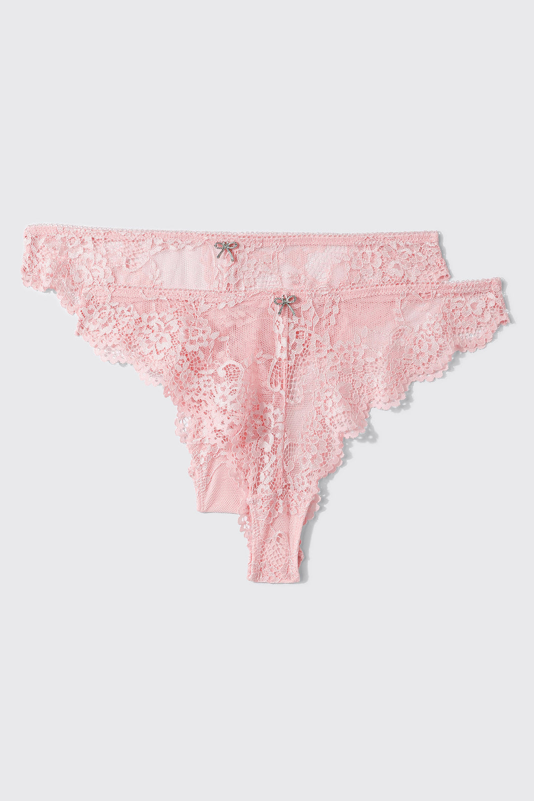 2-Pack Lace Cheeky Panties