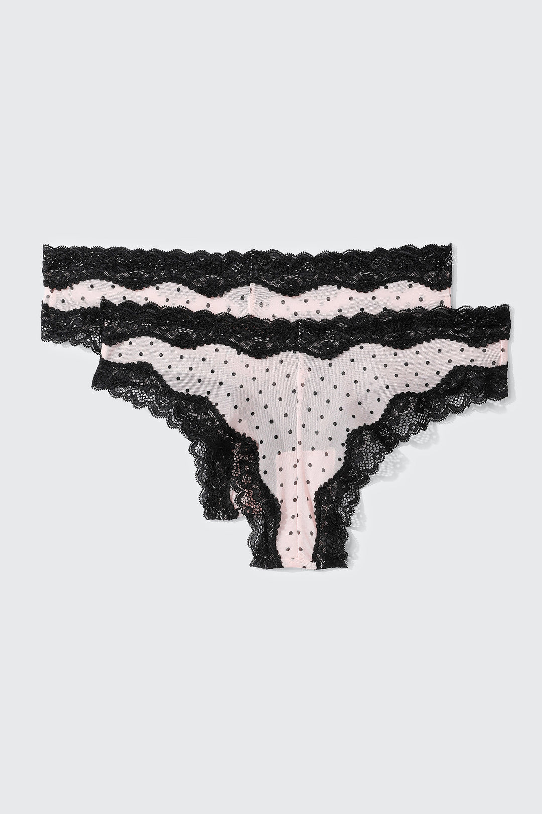 Lot de 2 culottes brésiliennes à pois
