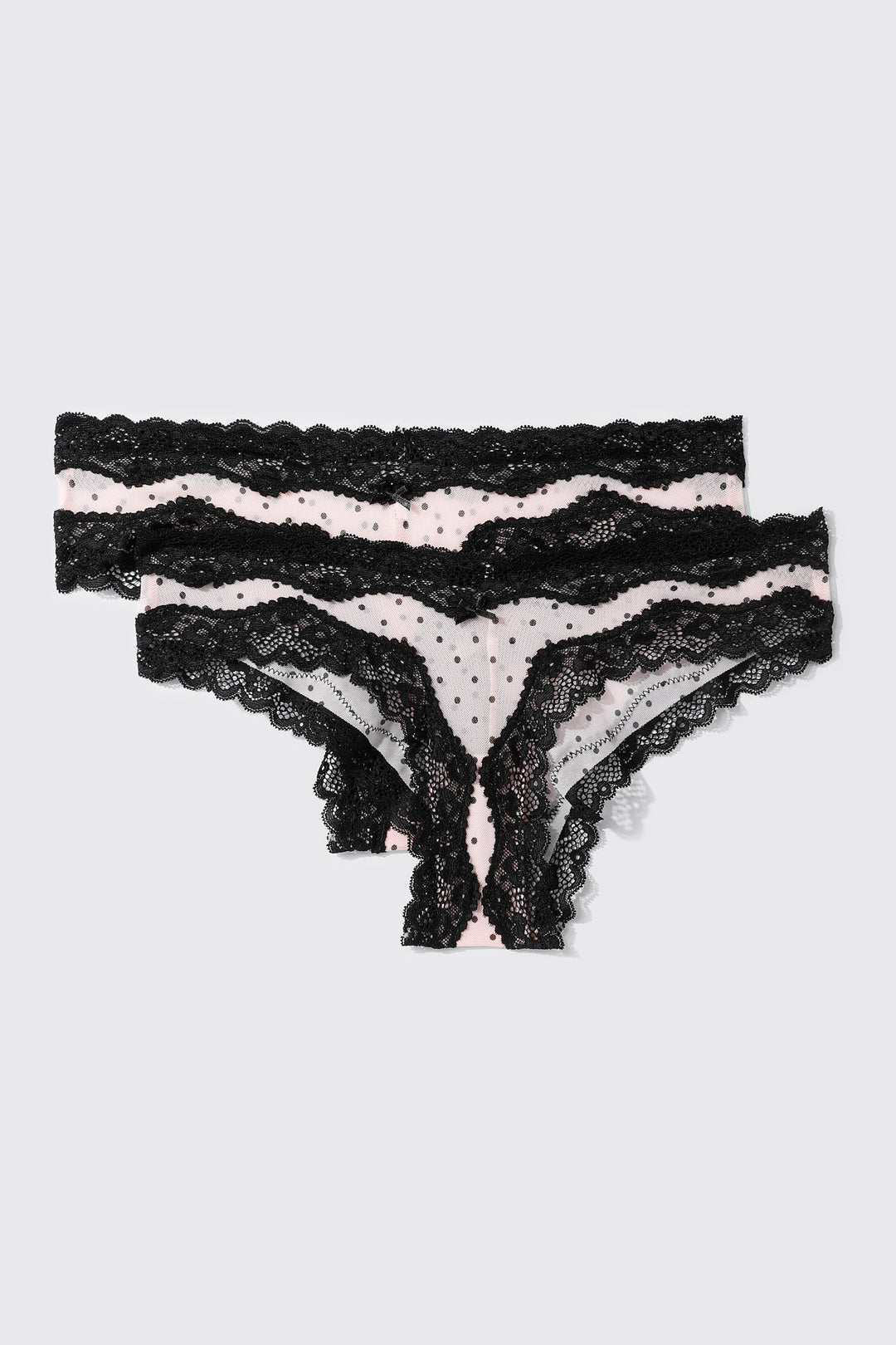 Lot de 2 culottes brésiliennes à pois