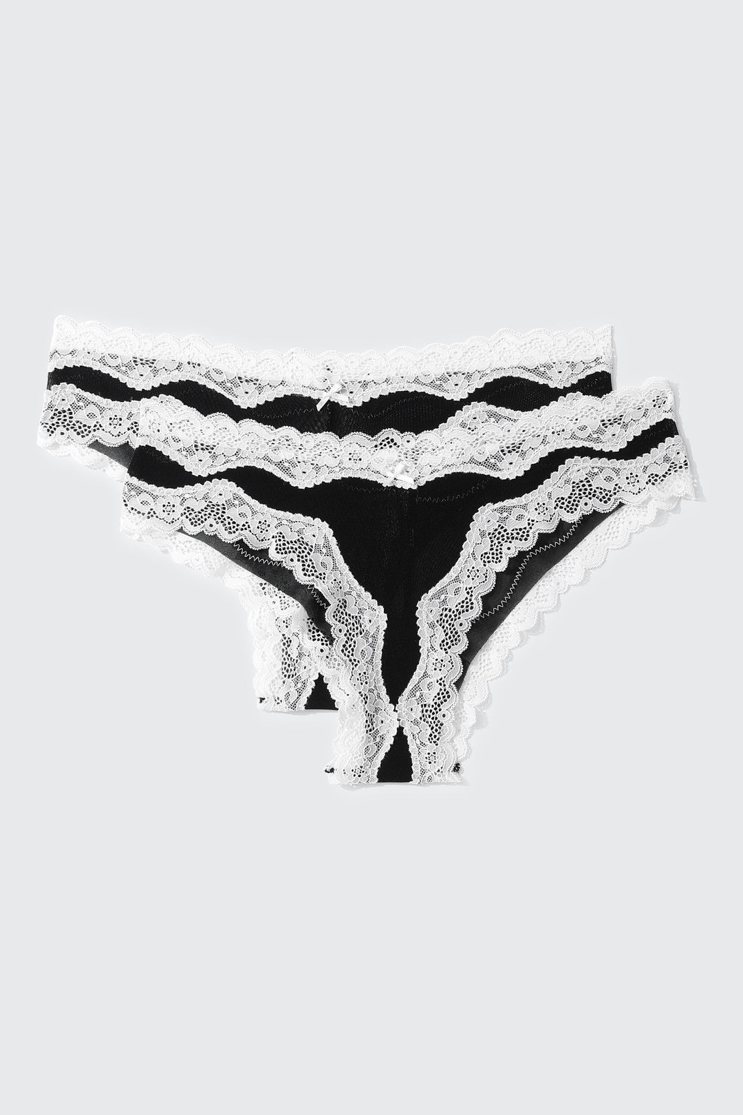 Lot de 2 culottes brésiliennes à pois