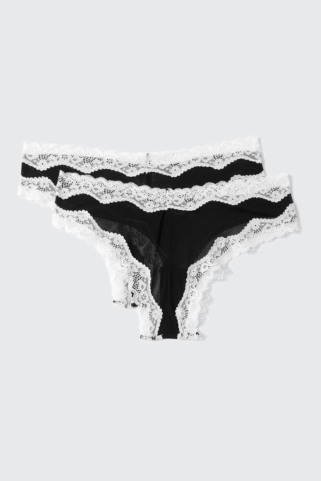 Lot de 2 culottes brésiliennes à pois
