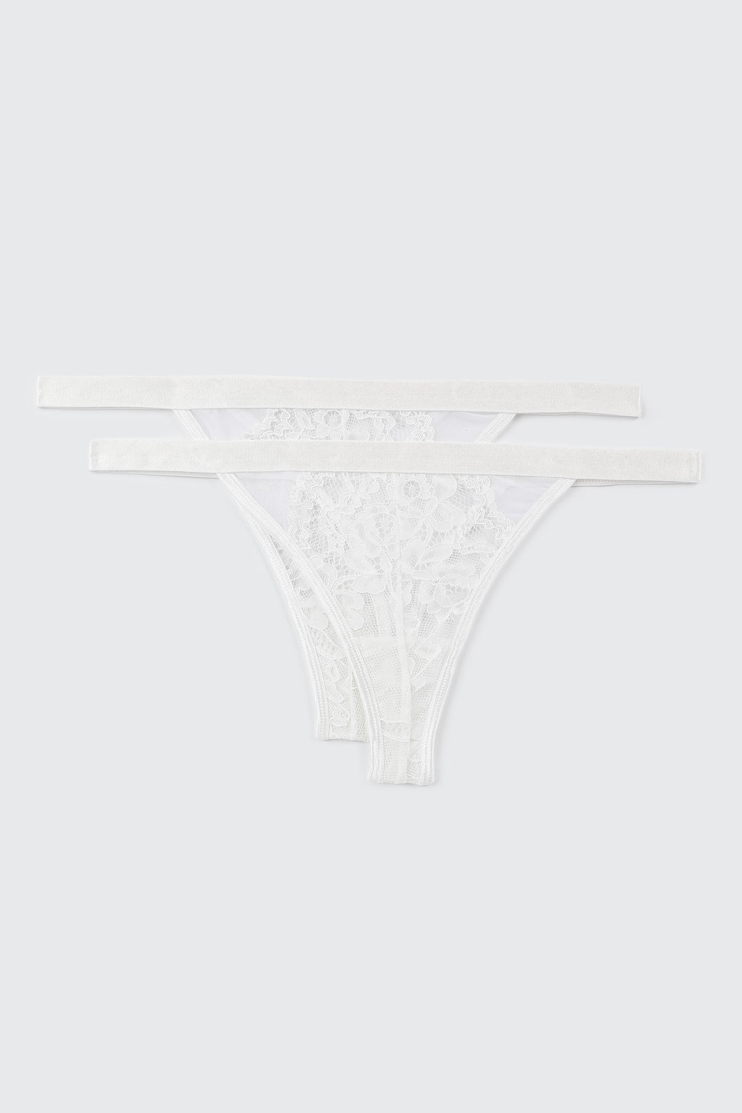 2-Pack Lace Thongs