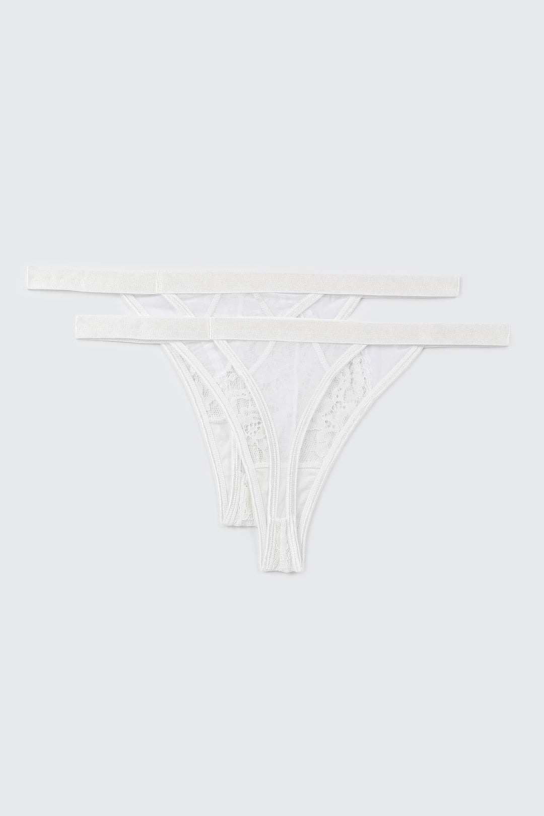2-Pack Lace Thongs