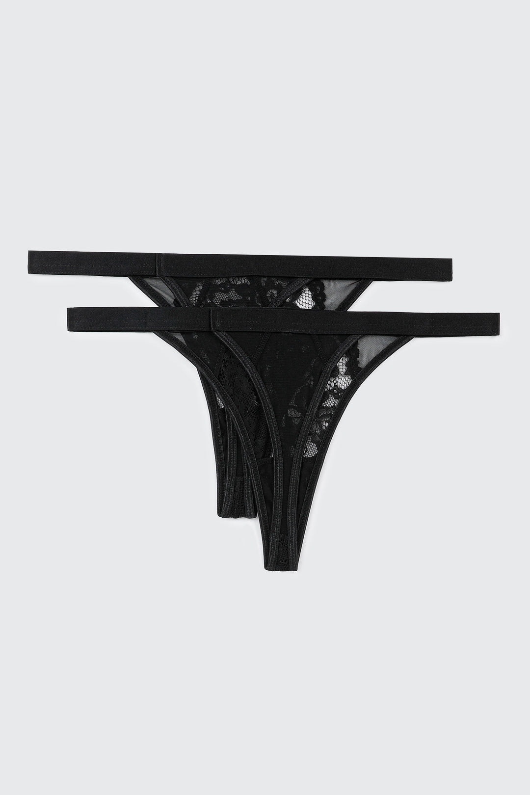 2-Pack Lace Thongs