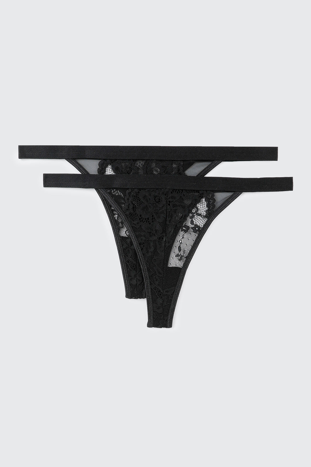 2-Pack Lace Thongs
