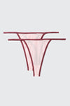 2-Pack Mesh Thong