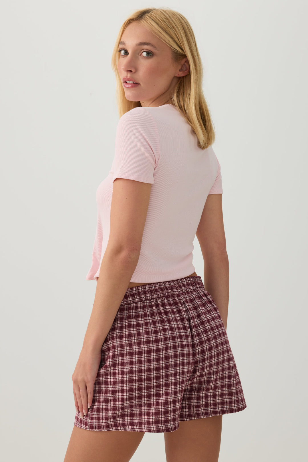 Plaid PJ Shorts