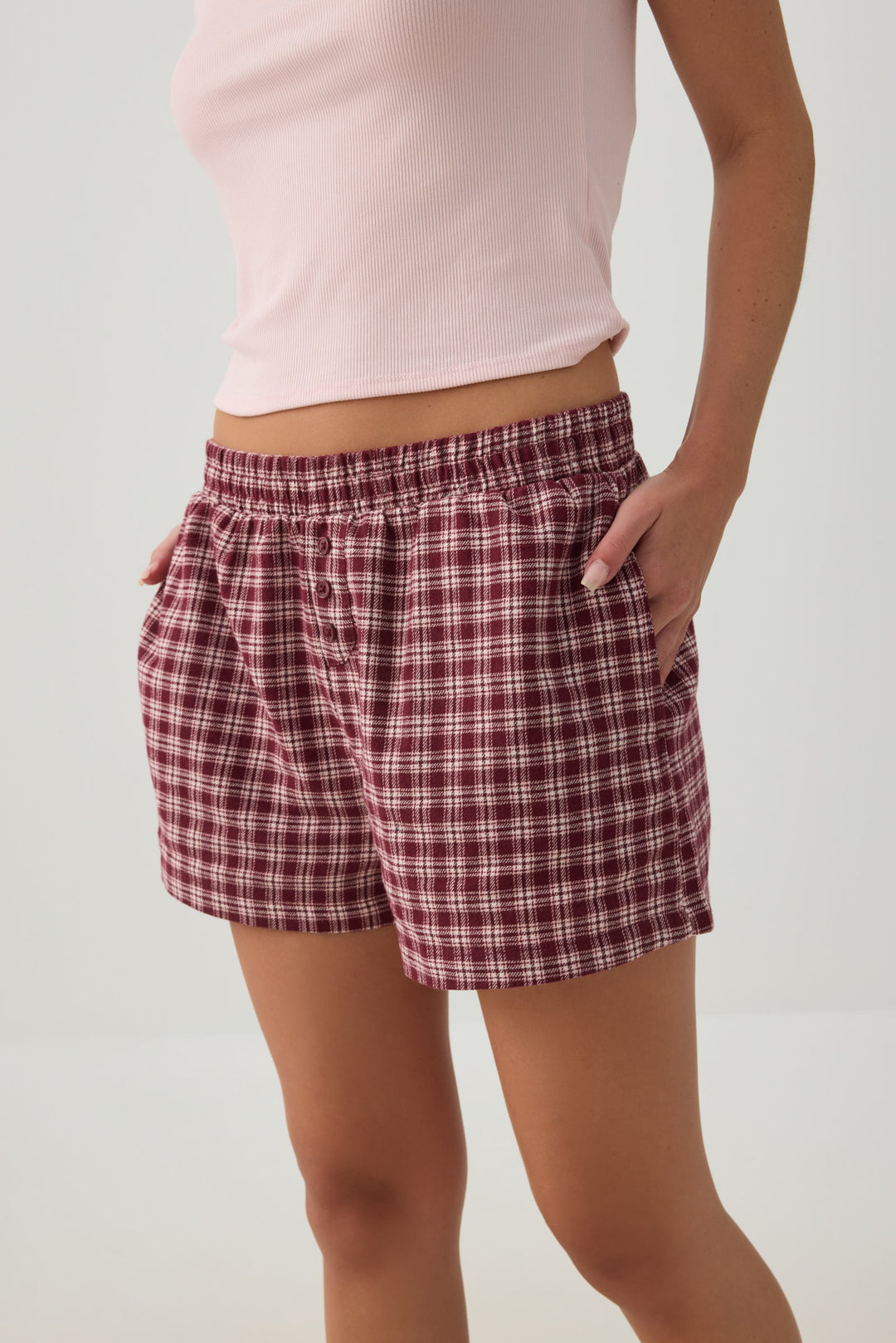 Plaid PJ Shorts