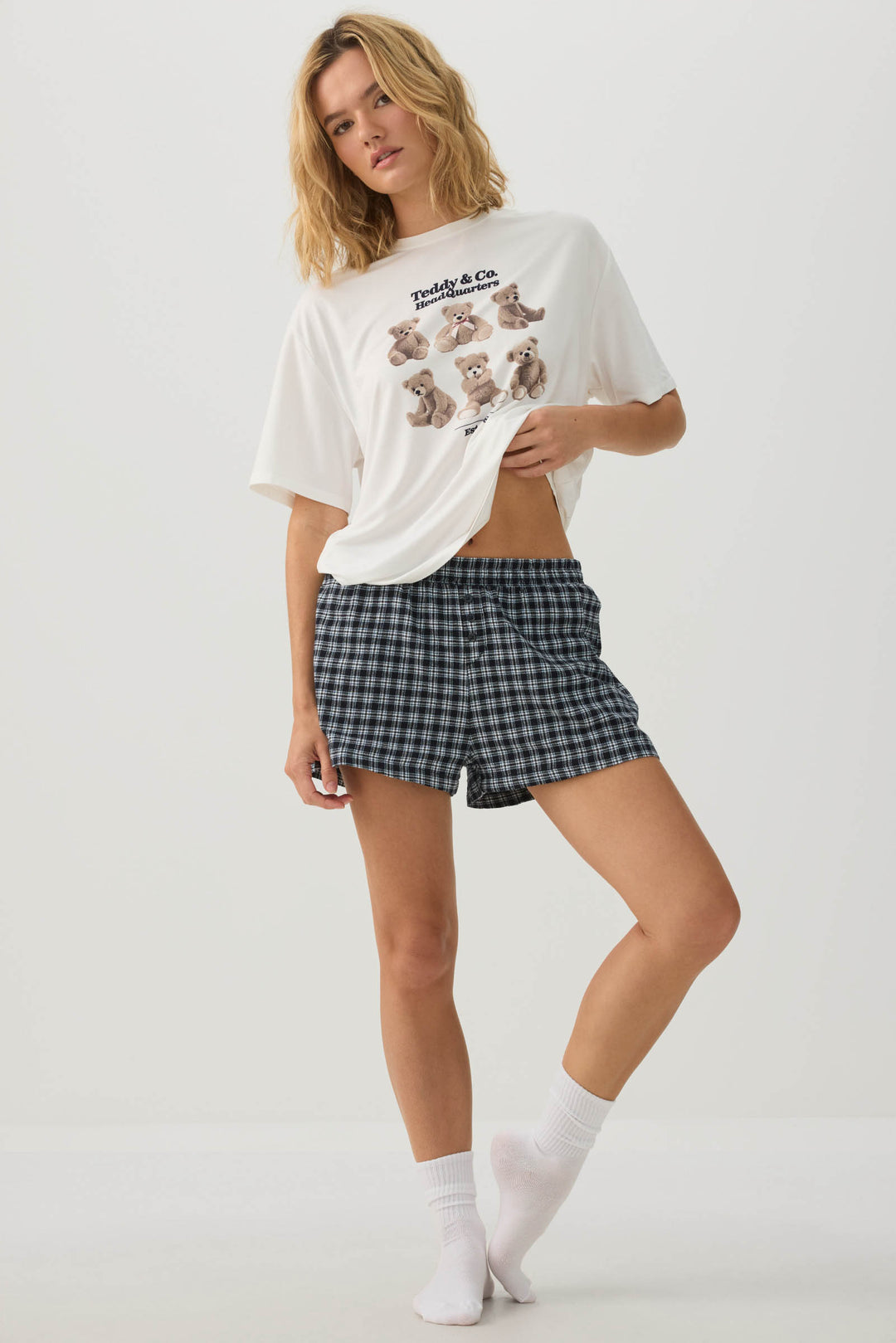 Plaid PJ Shorts