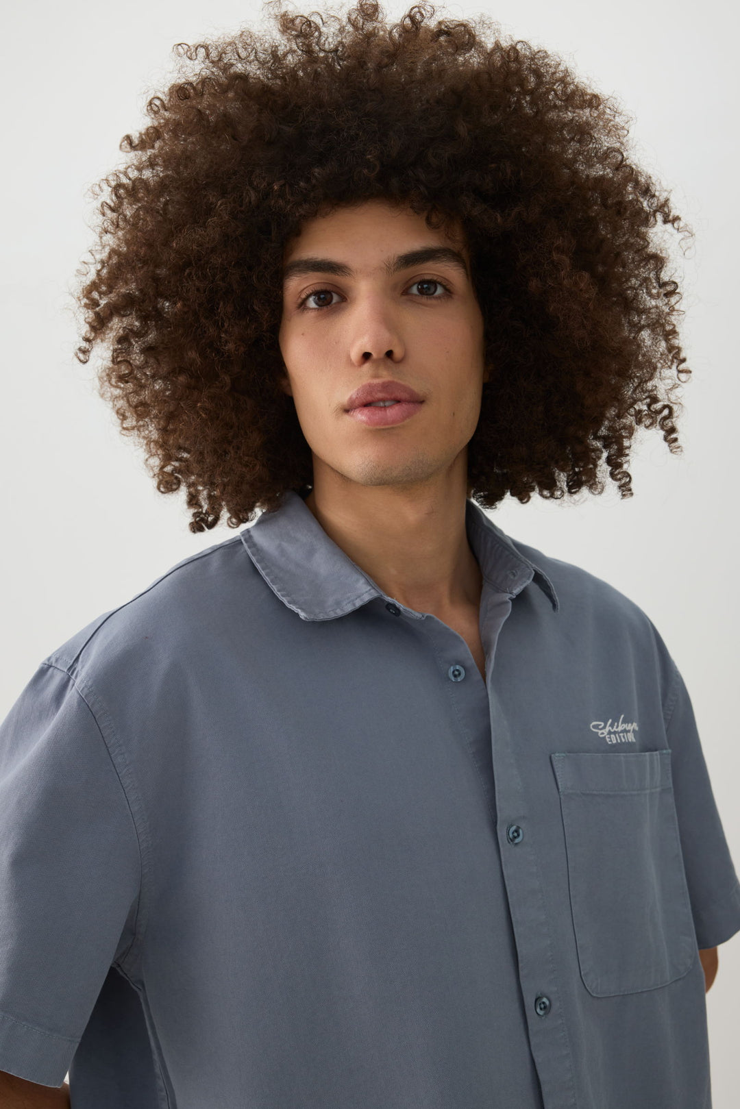 Boxy Fit Short Sleeve Shirt