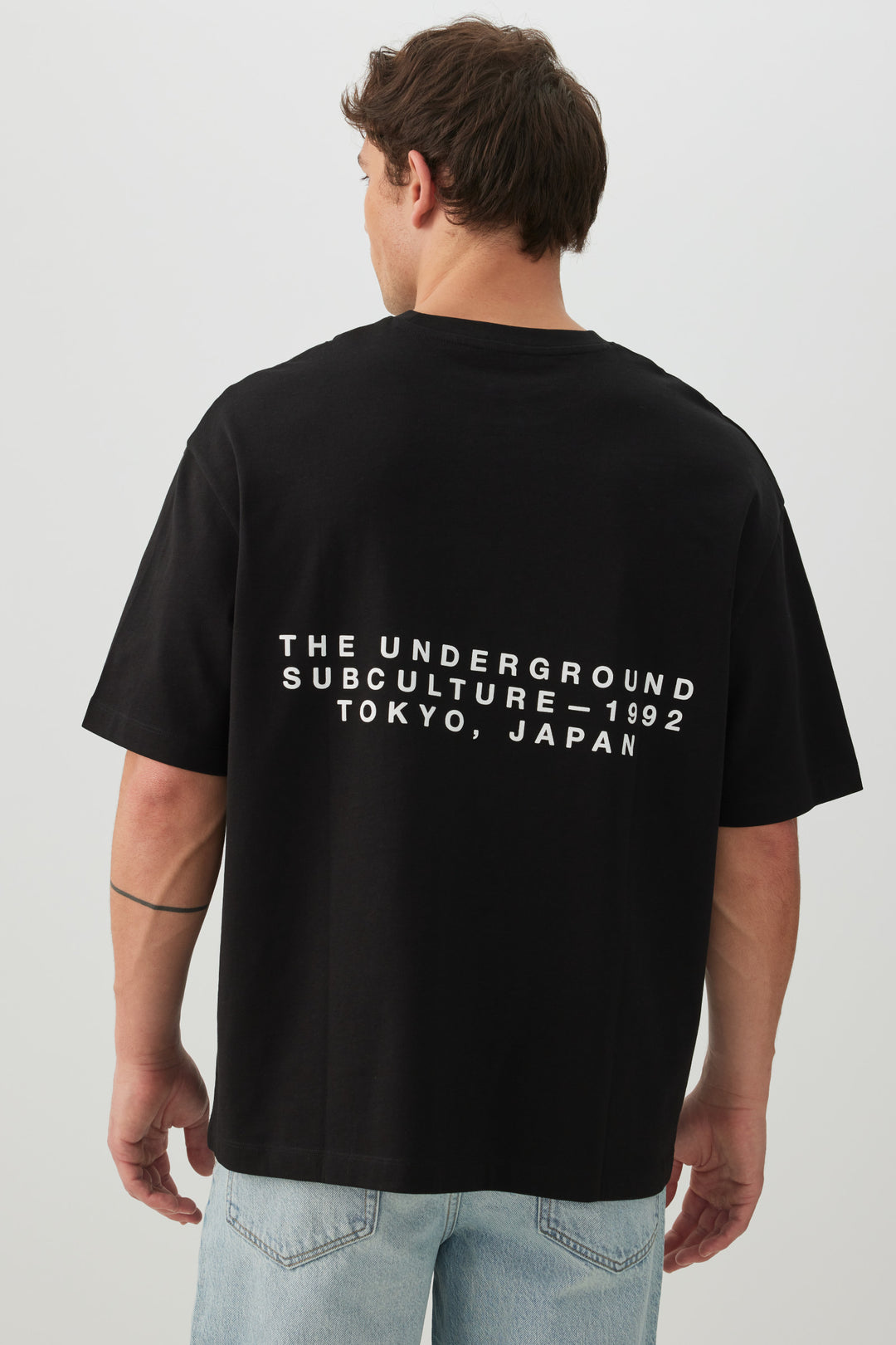 T-shirt ample graphique