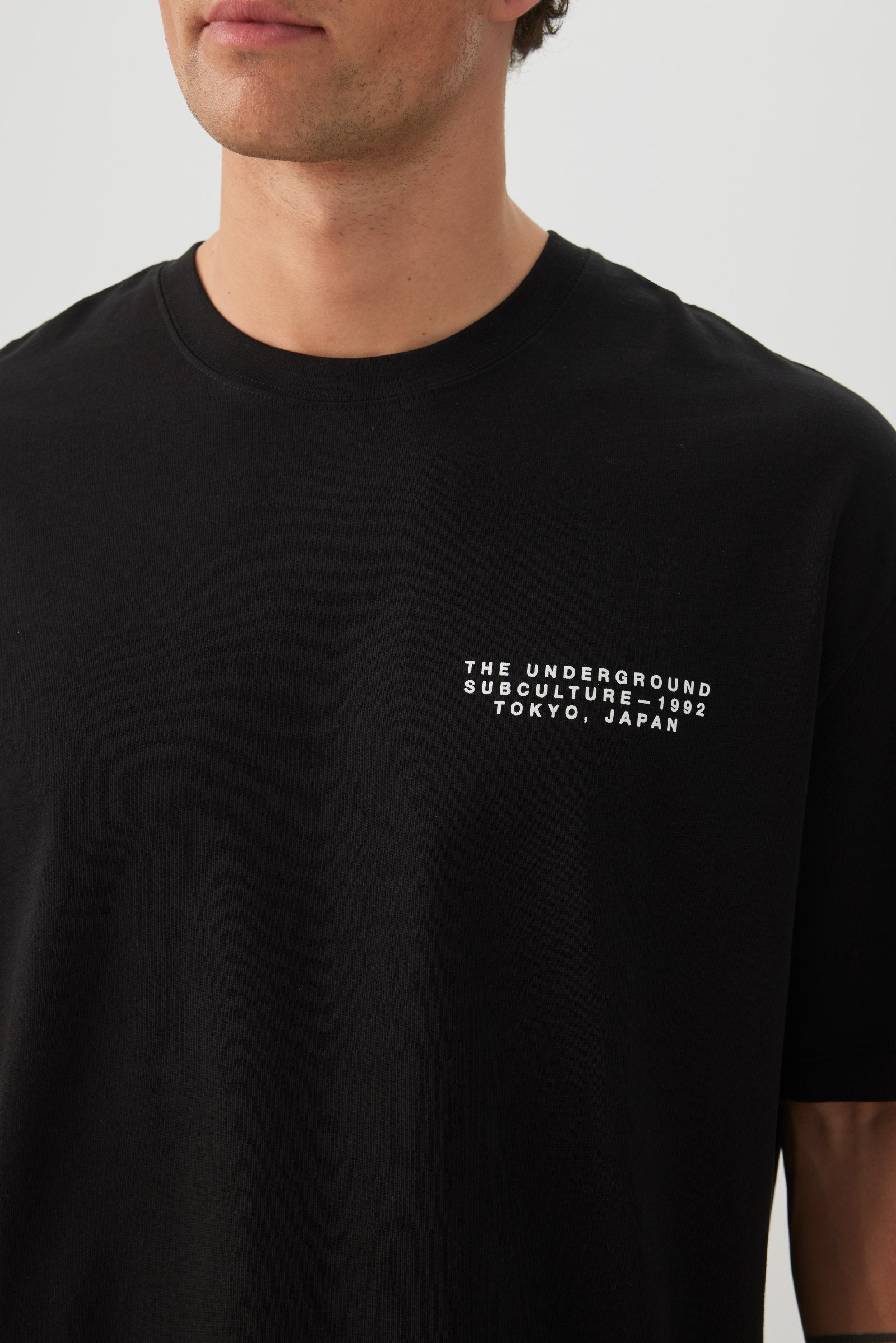 Graphic Oversized T Shirt Black | Ardene Canada