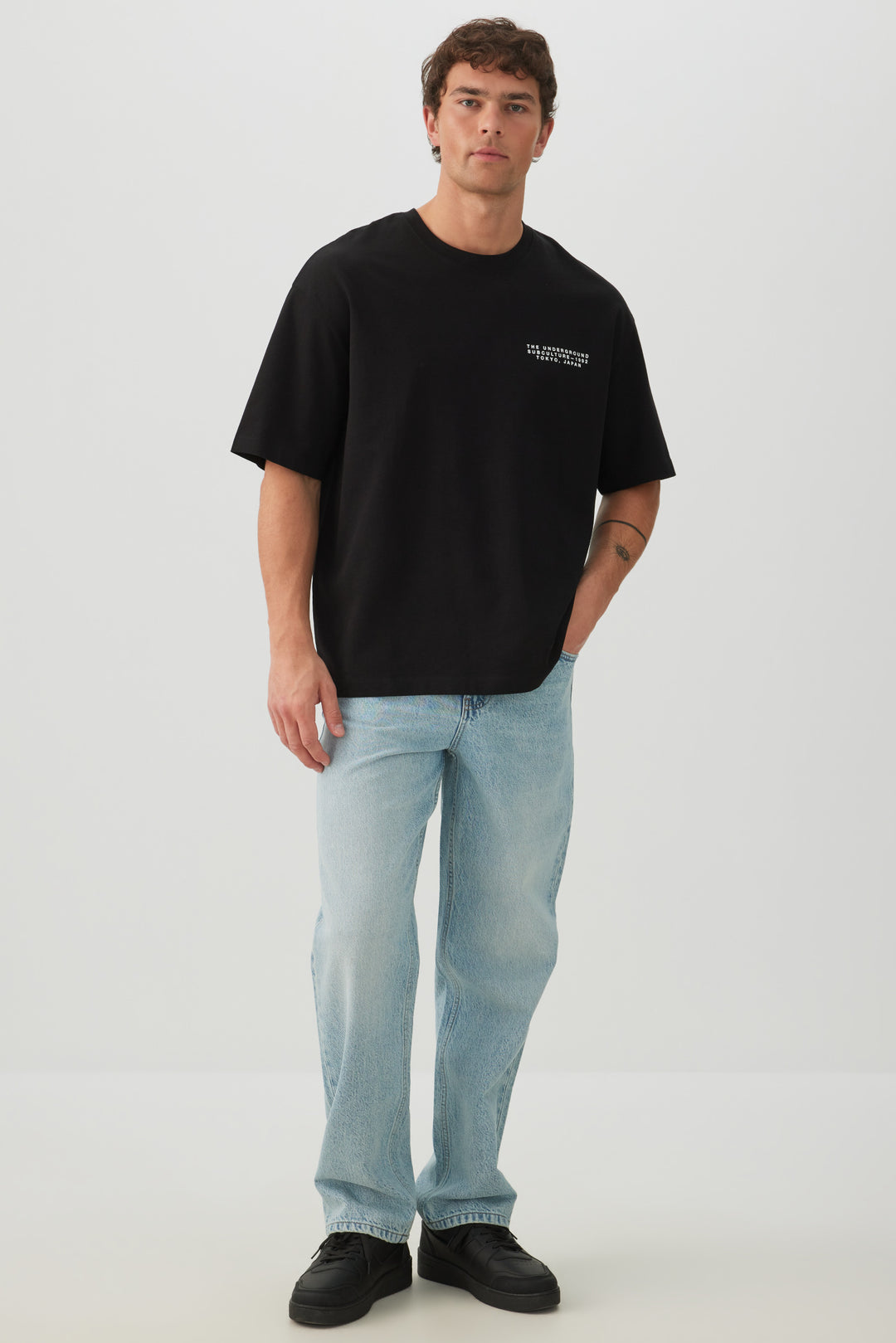 T-shirt ample graphique