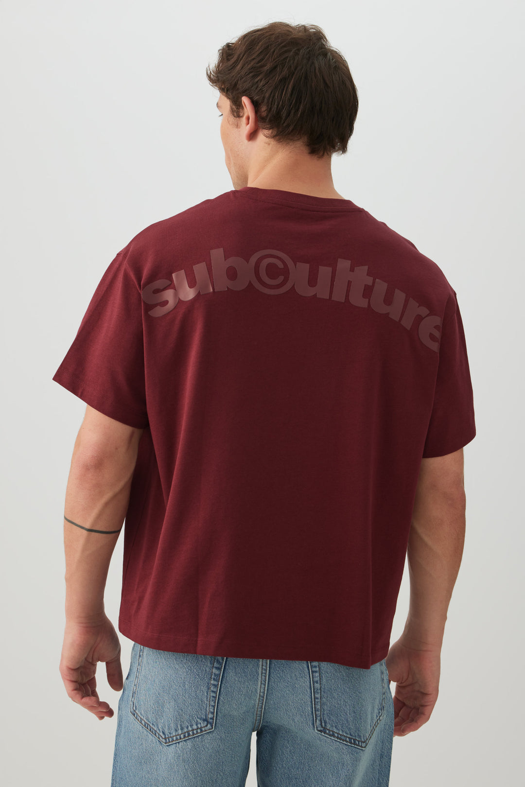 T-shirt ample à imprimé graphique
