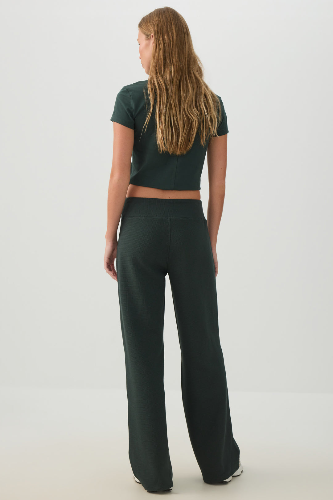 camactive™ Straight Leg Waffle Knit Pants