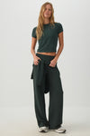 camactive™ Straight Leg Waffle Knit Pants