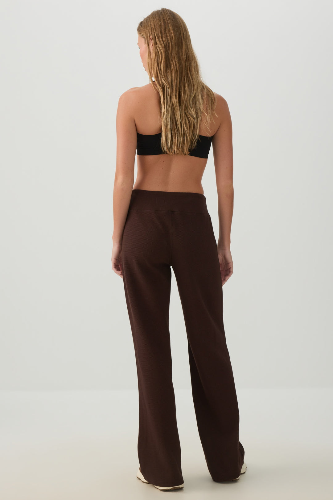 Pantalon à jambe droite en tricot gaufré camactive™ 