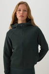camactive™ Waffle knit Boxy Zip Up Jacket