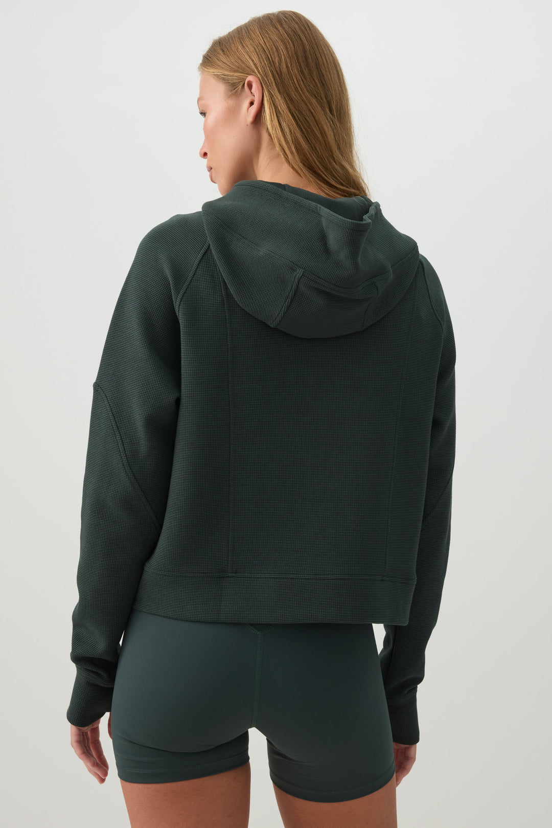 camactive™ Waffle knit Boxy Zip Up Jacket