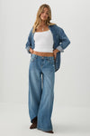 The Slacker Fit Low Rise Super Wide Leg Jean