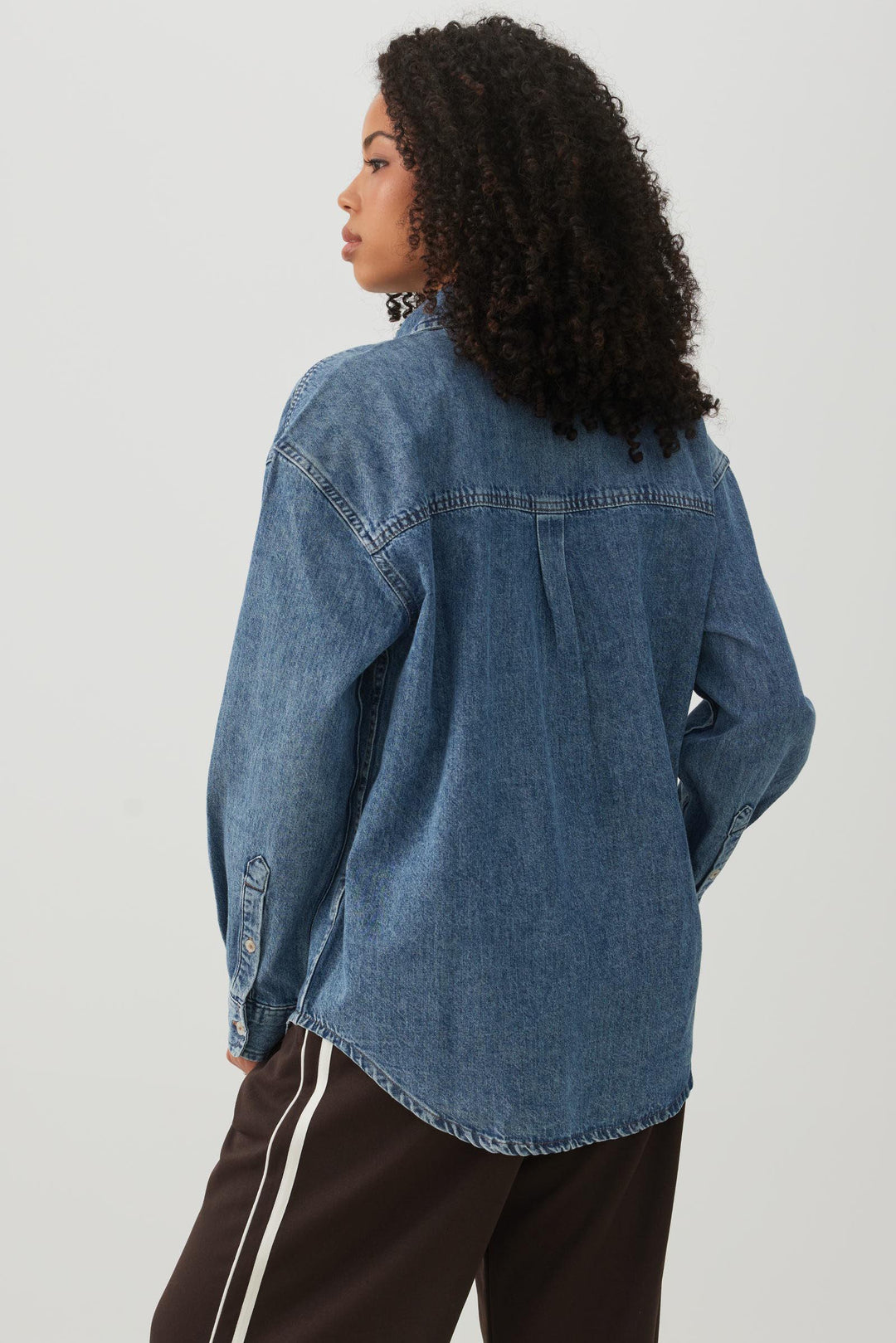 Oversized Denim Shirt