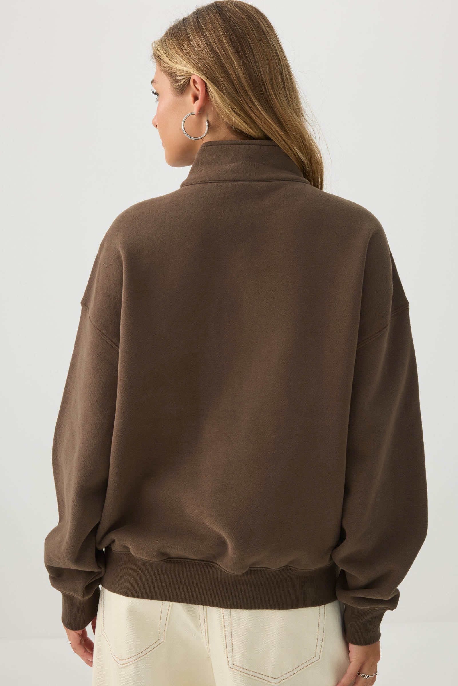MADESOFT™ Fleece Oversized Half Zip Sweatshirt | Ardene