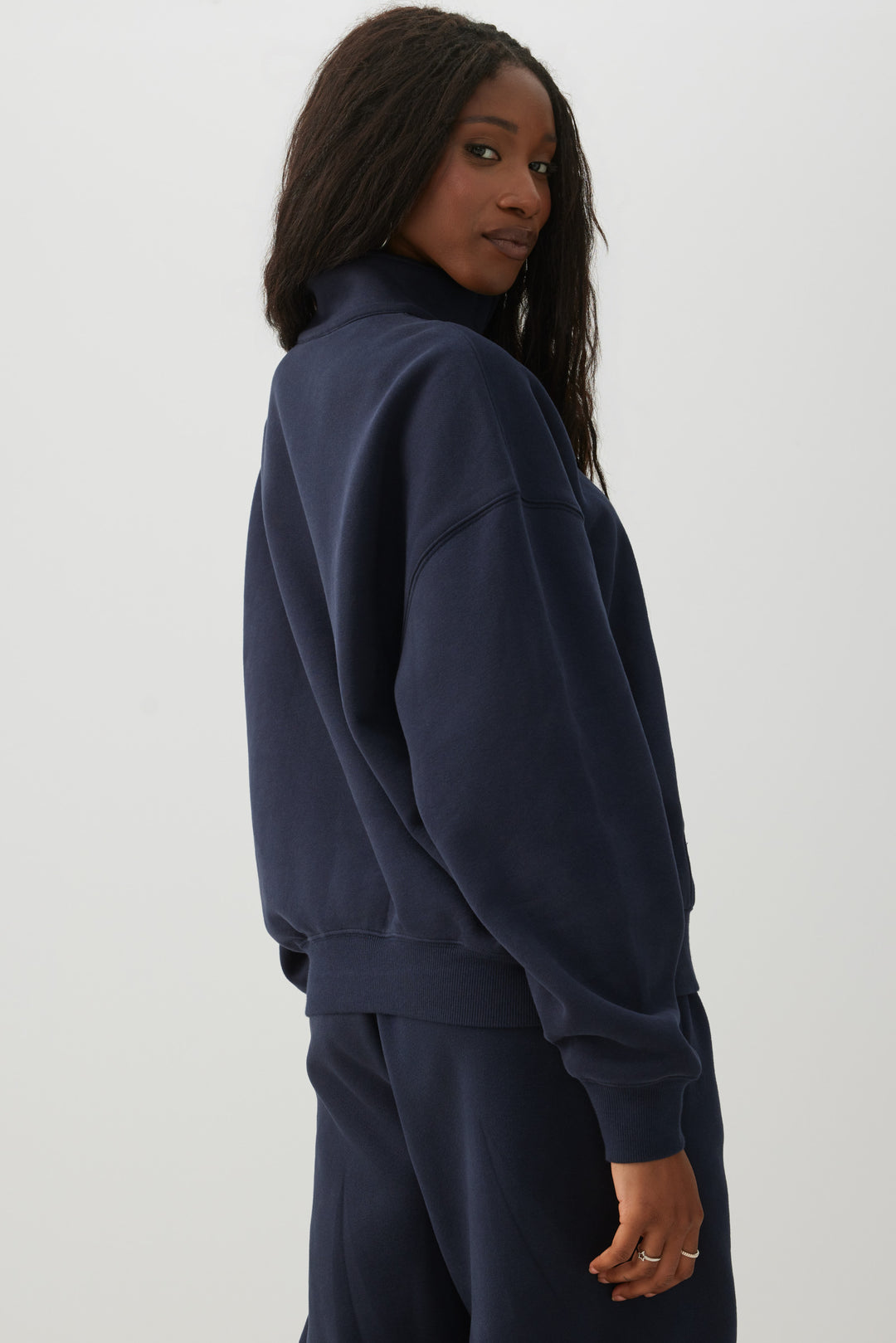 MADESOFT™ Fleece Oversized Half Zip Sweatshirt