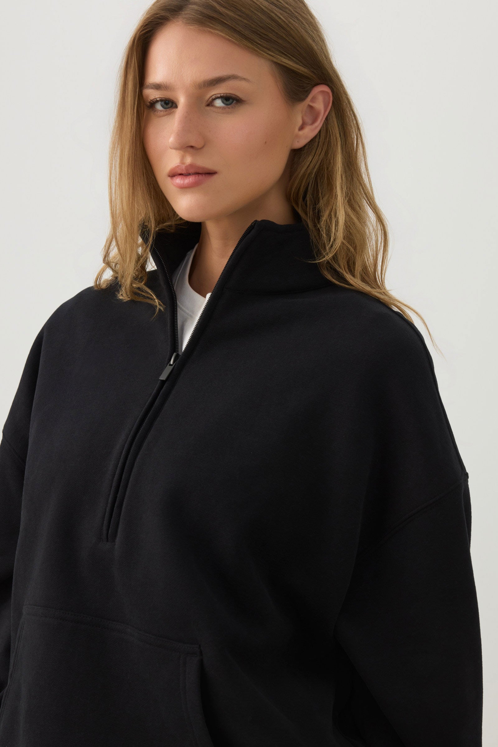 MADESOFT™ Fleece Oversized Half Zip Sweatshirt | Ardene