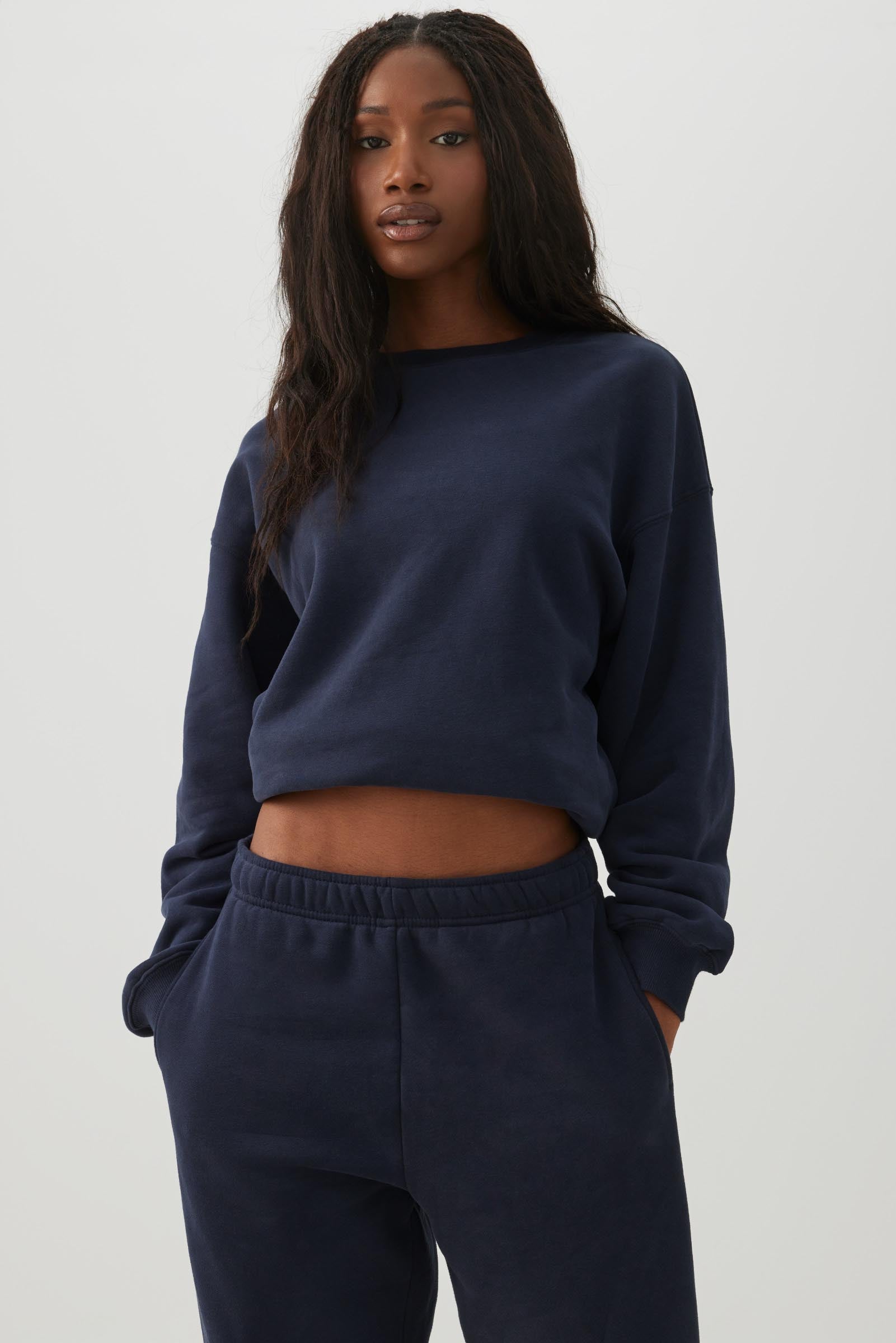 MADESOFT™ Fleece Crew Neck Sweatshirt | Ardene