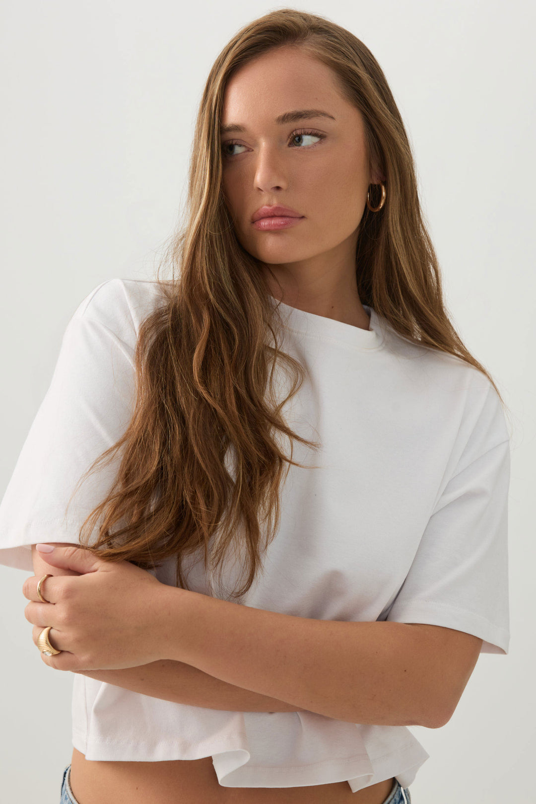 BASICORE™ Boxy Cropped T-Shirt