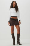 Beaded Micro Skirt