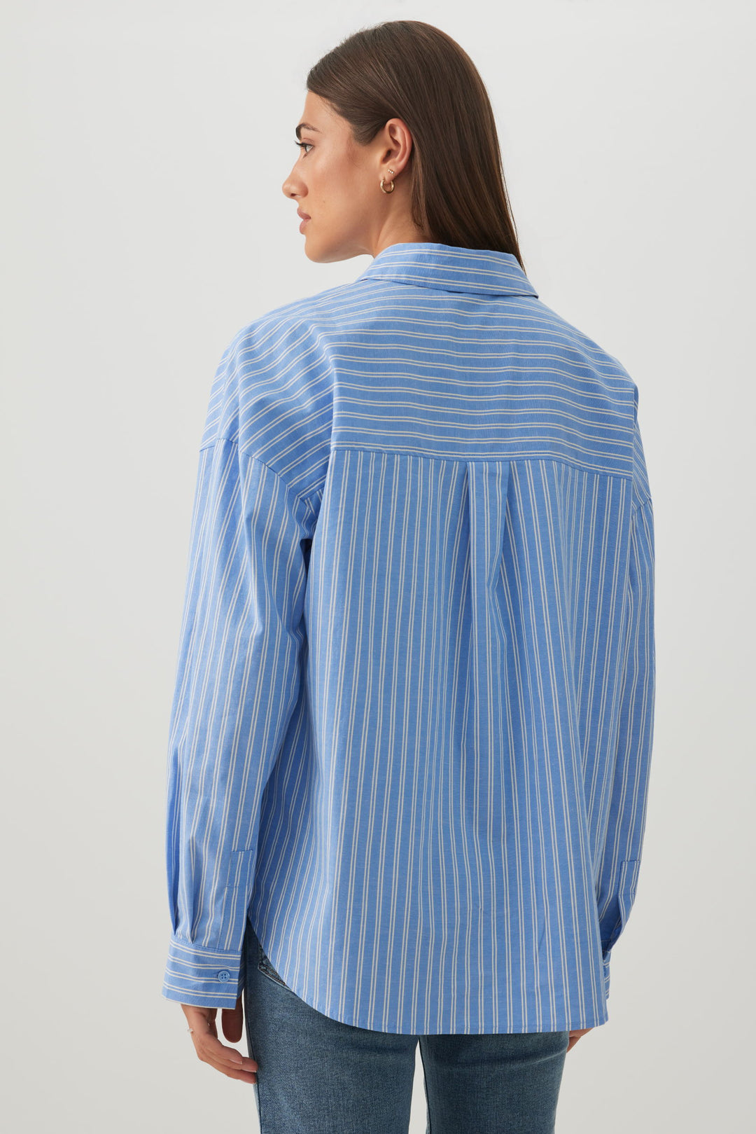 Chemise ample à rayures