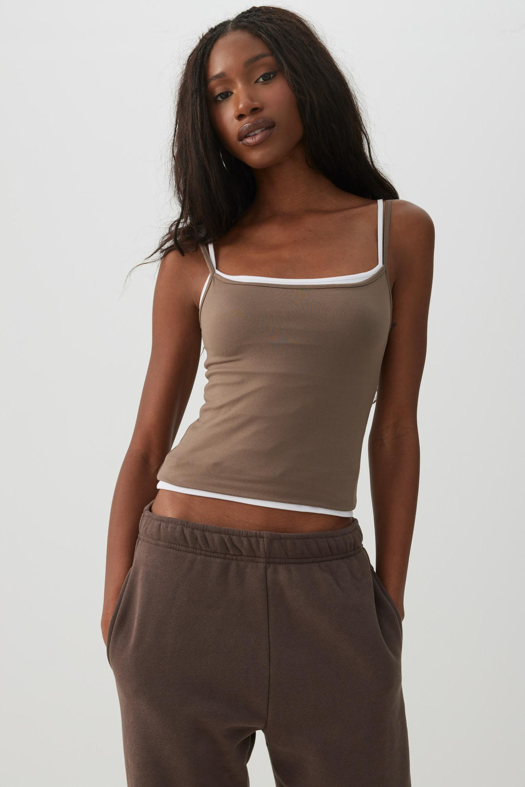 Smoothcore™ Scoop Neck Crop Tank Top
