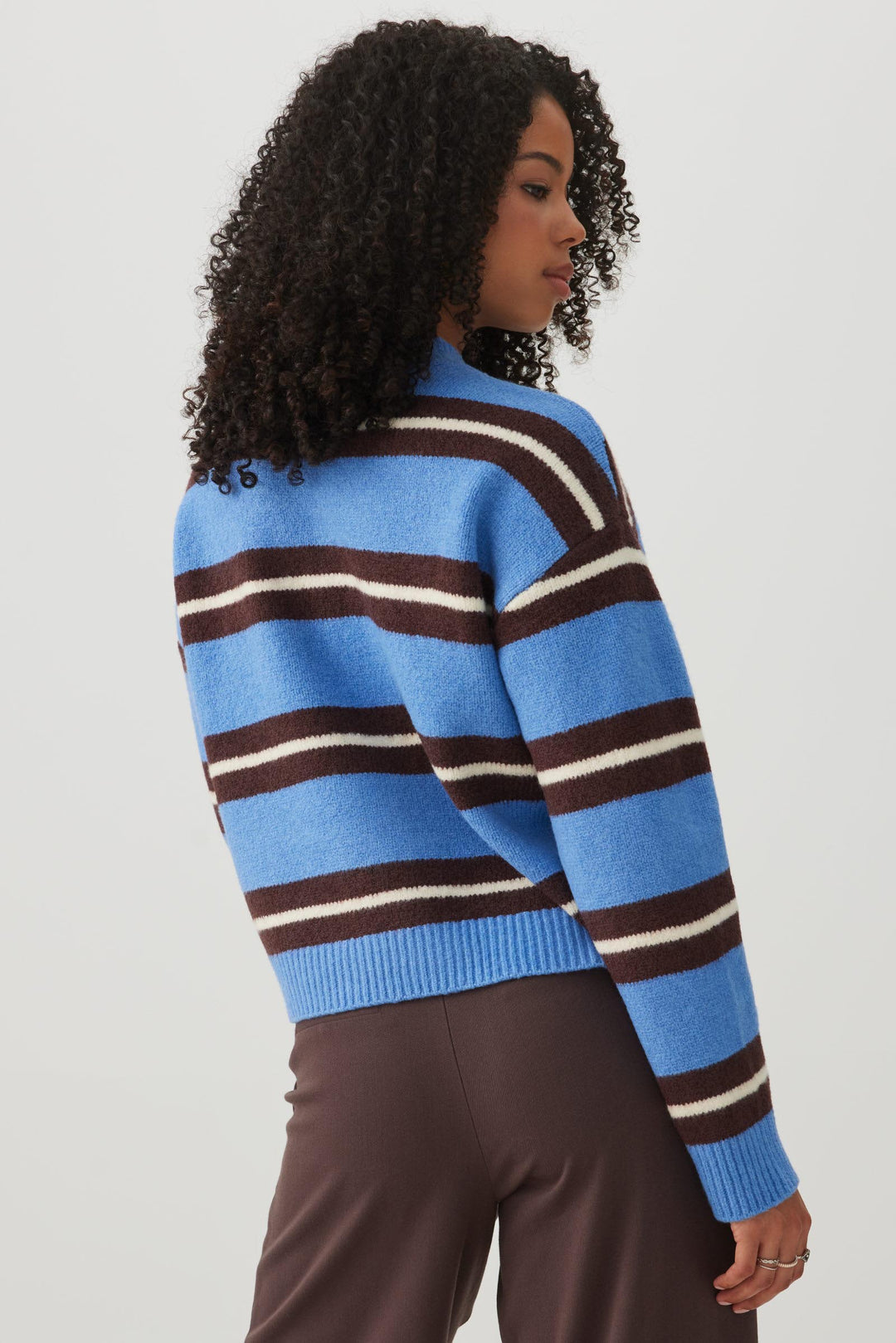 Striped Crop Sweater
