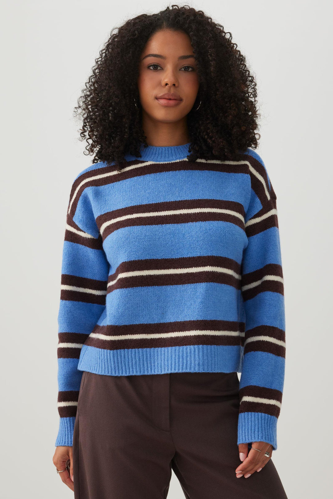 Striped Crop Sweater
